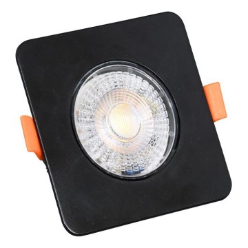 Dimmbare LED-Einbauleuchte KENT LED/3/5/7W/230V3000/4000/6000K 9x9 cm schwarz