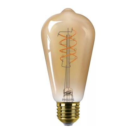 Dimmbare LED-Filamentlampe VINTAGE Philips ST64 E27/7,3W/230V 2200K CRI 90