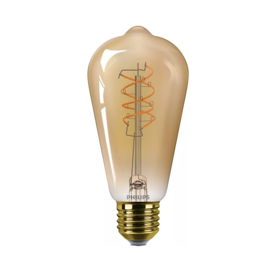 Dimmbare LED-Filamentlampe VINTAGE Philips ST64 E27/7,3W/230V 2200K CRI 90
