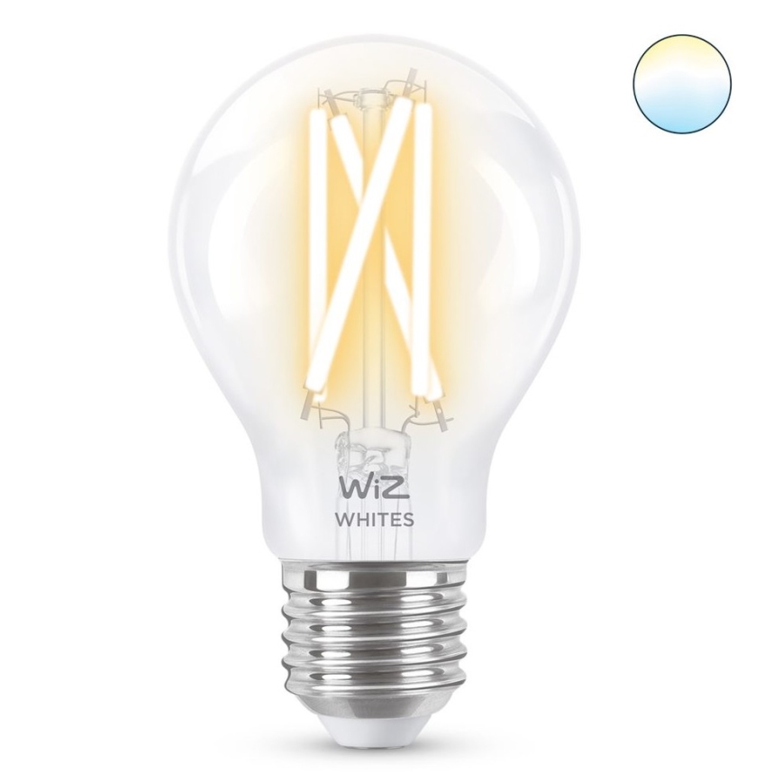 Dimmbare LED Glühbirne FILAMENT A60 E27/6,7W/230V 2700-6500K CRI 90 Wi-Fi - WiZ