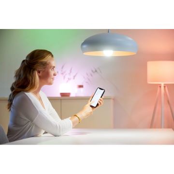 Dimmbare LED Glühbirne FILAMENT C35 E14/4,9W/230V 2700-6500K CRI 90 Wi-Fi - WiZ