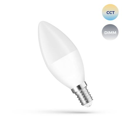 Dimmbare LED-Glühbirne E14/5W/230V 2700-6500K Wi-Fi Tuya