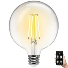 Dimmbare LED-Glühbirne FILAMENT G125 E27/6W/230V 2700-6500K Wi-Fi - Aigostar