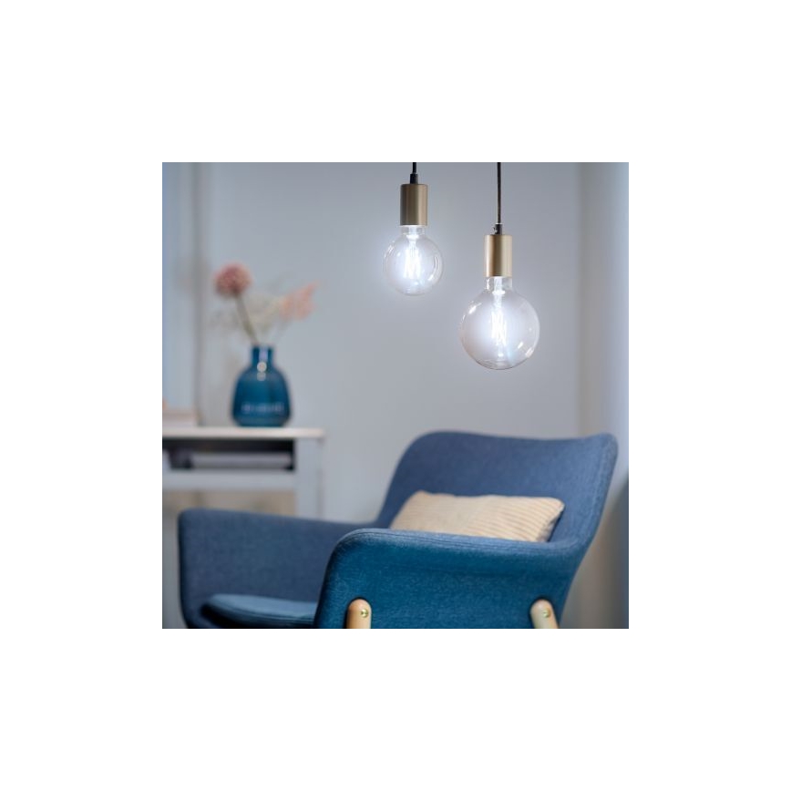Dimmbare LED Glühbirne FILAMENT G125 E27/7W/230V 2700-6500K CRI 90 Wi-Fi - WiZ