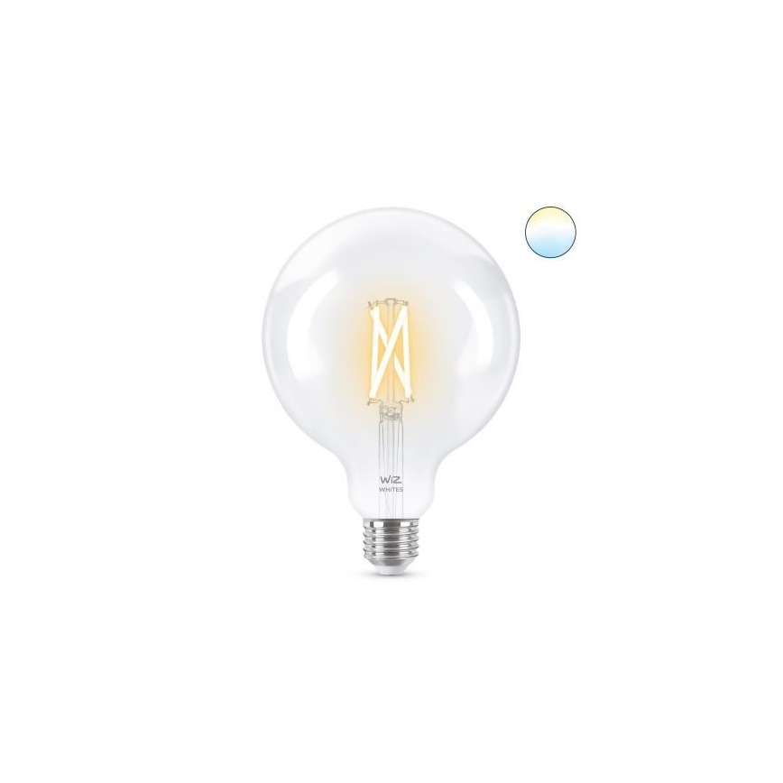 Dimmbare LED Glühbirne FILAMENT G125 E27/7W/230V 2700-6500K CRI 90 Wi-Fi - WiZ