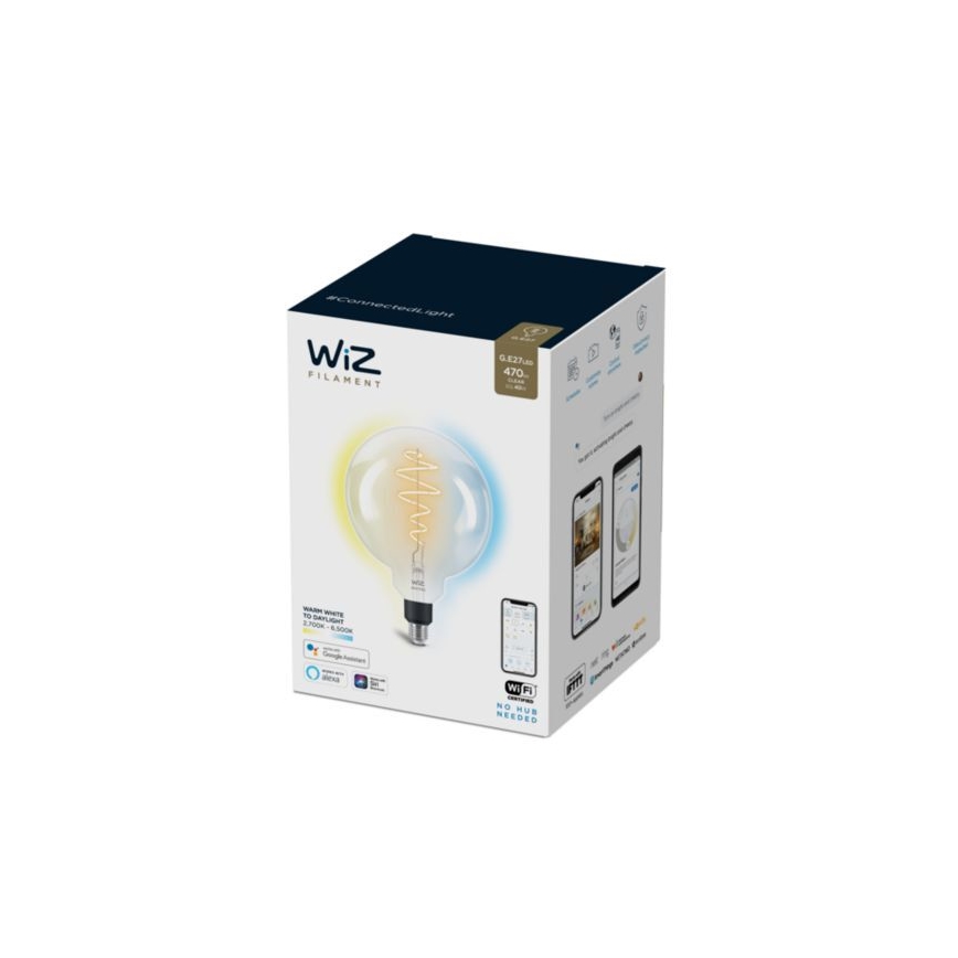 Dimmbare LED Glühbirne FILAMENT G200 E27/6,5W/230V 2700-6500K CRI 90 Wi-Fi - WiZ