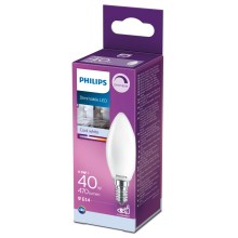 Dimmbare LED-Glühbirne Philips B35 E14/4,5W/230V 4000K
