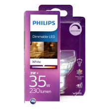 Dimmbare LED-Glühbirne Philips GU10/3W/230V 3000K