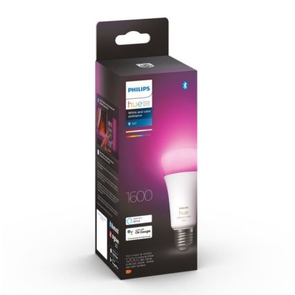 Dimmbare LED-Glühbirne Philips Hue Weiß und Farbe Ambiance A67 E27/13,5W/230V 2000-6500K