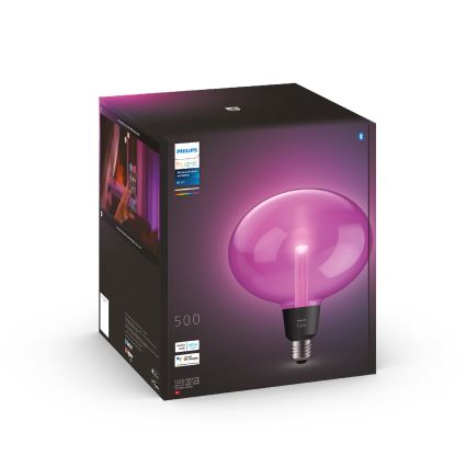 Dimmbare LED-Glühbirne Philips Hue Weiß und Farben-Ambiente E27/6,5W/230V 2000-6500K