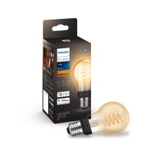 Dimmbare LED-Glühbirne Philips Hue WEIẞER GLÜHFADEN A60 E27/7W/230V 2100K