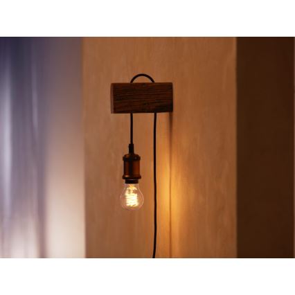 Dimmbare LED-Glühbirne Philips Hue WEIẞER GLÜHFADEN A60 E27/7W/230V 2100K