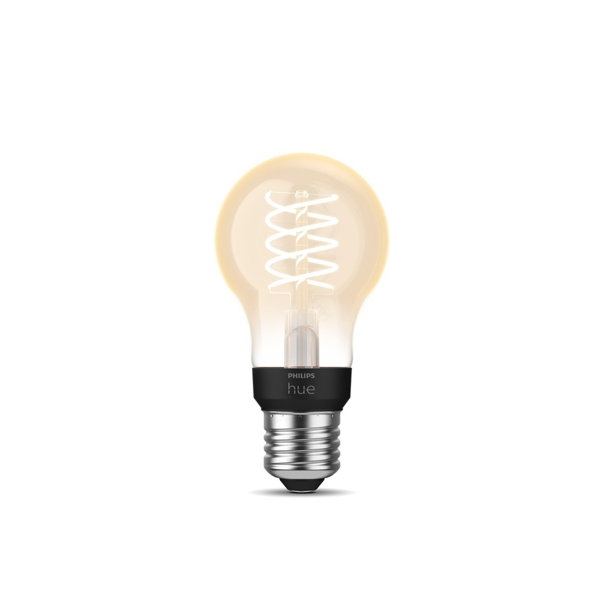 Dimmbare LED-Glühbirne Philips Hue WEIẞER GLÜHFADEN A60 E27/7W/230V 2100K