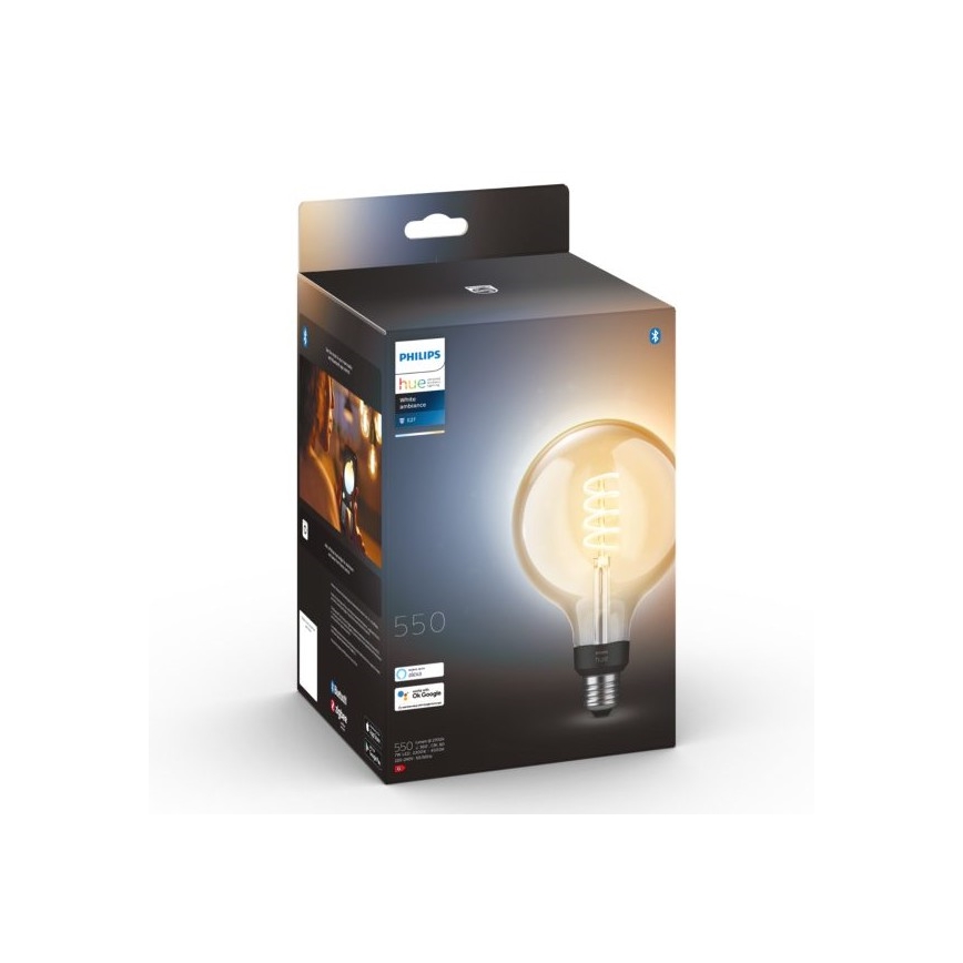 Dimmbare LED-Glühbirne Philips Hue WHITE AMBIANCE G125 E27/7W/230V 2200-4500K