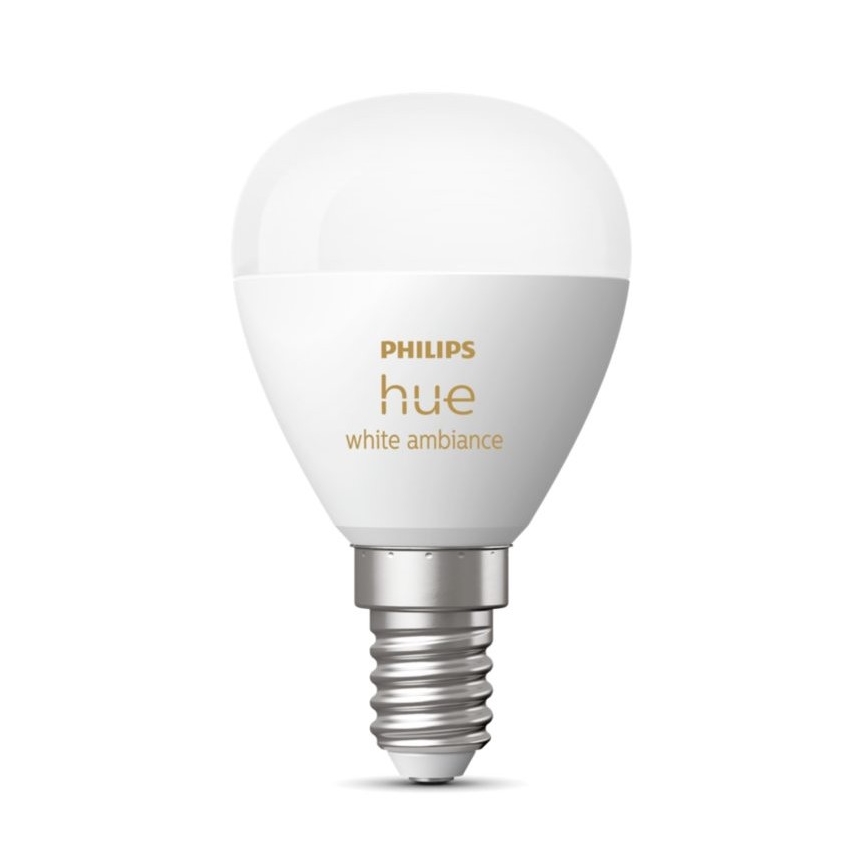 Dimmbare LED-Glühbirne Philips Hue WHITE AMBIANCE P45 E14/5,1W/230V 2200-6500K