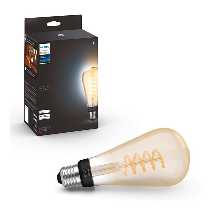 Dimmbare LED-Glühbirne Philips Hue WHITE AMBIANCE ST72 E27/7W/230V 2200-4500K