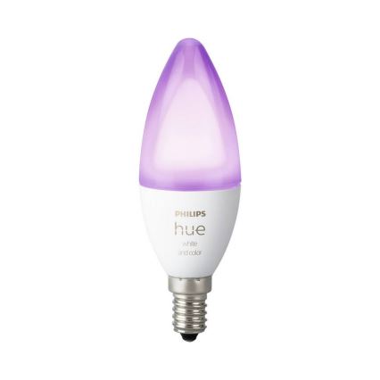 Dimmbare LED Glühbirne Philips Hue WHITE AND COLOR AMBIANCE B39 E14/5,3W/230V 2200K - 6500K