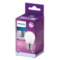 Dimmbare LED-Glühbirne Philips P45 E27/4,5W/230V 4000K