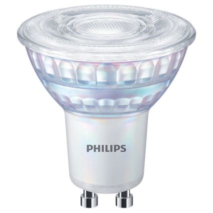 Dimmbare LED-Glühbirne Philips Warmer Schein GU10/6,2W/230V 2200-2700K CRI 90