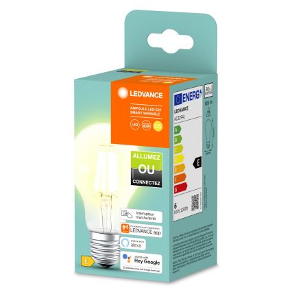 Dimmbare LED-Glühbirne SMART+ A60 E27/6W/230V 2700K - Ledvance