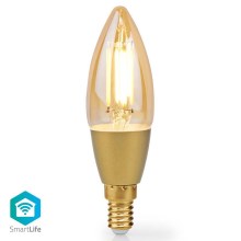 Dimmbare LED-Glühbirne Smartlife E14/4,9W/230V 1800-3000K Wi-Fi Tuya