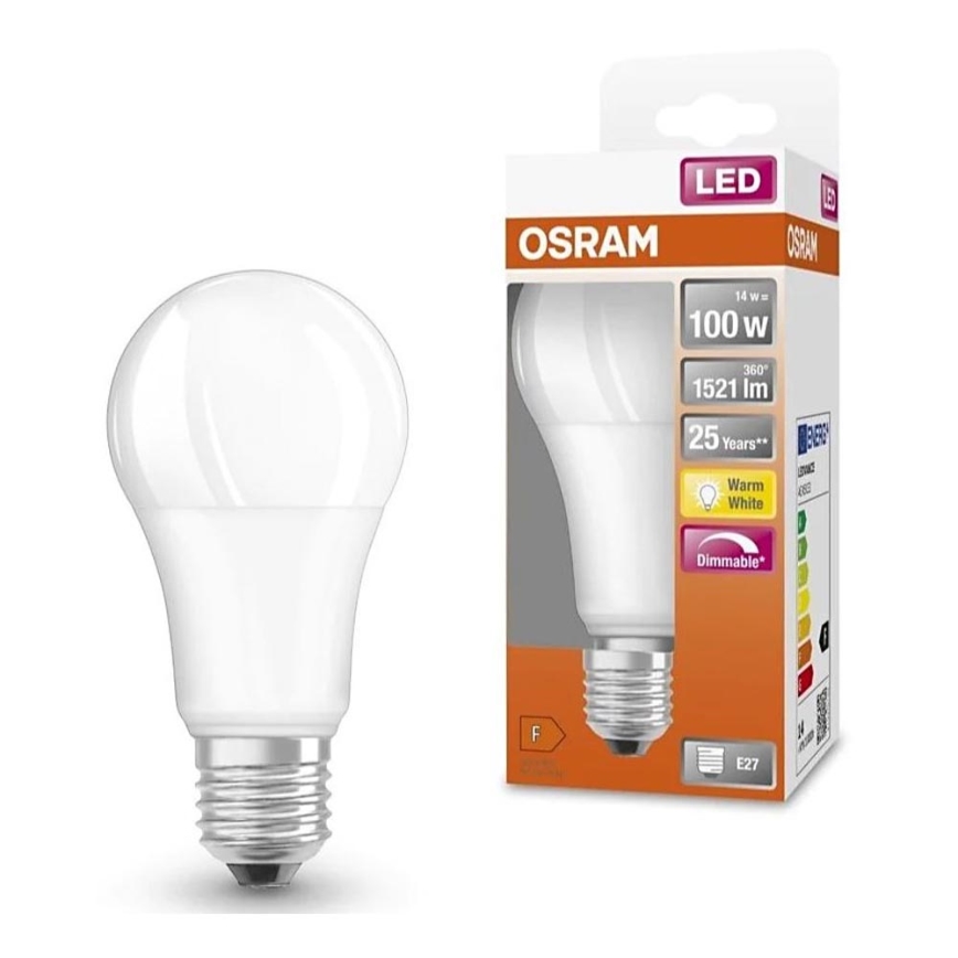 Dimmbare LED-Glühbirne SUPERSTAR E27/14W/230V 2700K - Osram