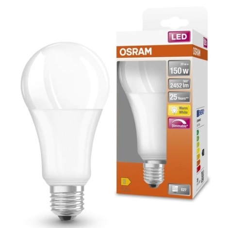 Dimmbare LED-Glühbirne SUPERSTAR E27/20W/230V 2700K - Osram