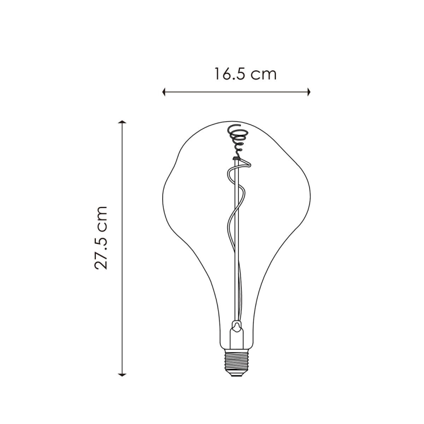 Dimmbare LED-Glühbirne VINTAGE EDISON E27/3W/230V 1800K