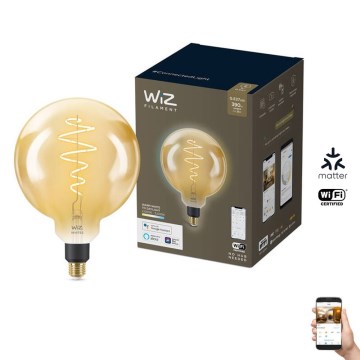 Dimmbare LED Glühbirne VINTAGE FILAMENT G200 E27/6W/230V 2000-5000K CRI 90 Wi-Fi - WiZ