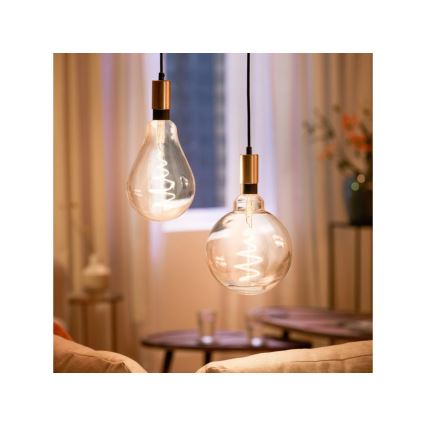 Dimmbare LED Glühbirne VINTAGE FILAMENT G200 E27/6W/230V 2000-5000K CRI 90 Wi-Fi - WiZ