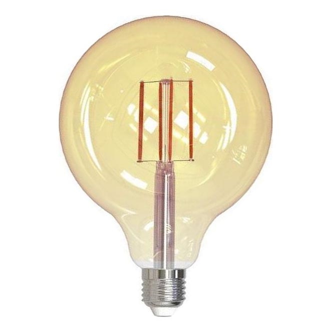 Dimmbare LED-Glühlampe FILAMENT G125 E27/12W/230V 2000K