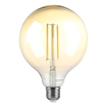 Dimmbare LED-Glühlampe FILAMENT G125 E27/8W/230V 2200K