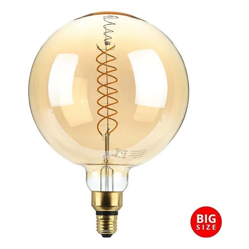 Dimmbare LED-Glühlampe FILAMENT G200 E27/8W/230V 1800K