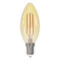 Dimmbare LED-Glühlampe FILAMENT VINTAGE C35 E14/6W/230V 2000K