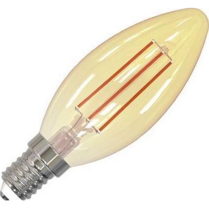 Dimmbare LED-Glühlampe FILAMENT VINTAGE C35 E14/6W/230V 2000K