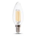 Dimmbare LED-Glühlbirne FILAMENT E14/4W/230V 3000K