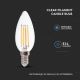 Dimmbare LED-Glühlbirne FILAMENT E14/4W/230V 3000K