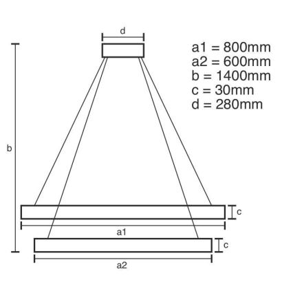 Dimmbarer LED-Kristall-Kronleuchter an Schnur LED/160W/230V 3000-6500K silbern + Fernbedienung