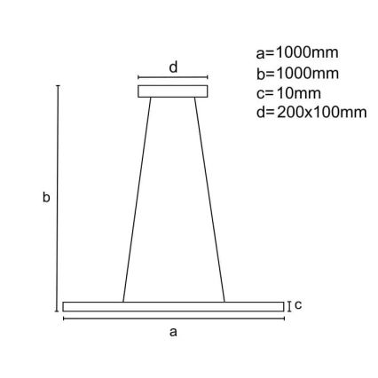 Dimmbare LED-Hängeleuchte an Schnur LED/40W/230V 3000-6500K Chrom + Fernbedienung