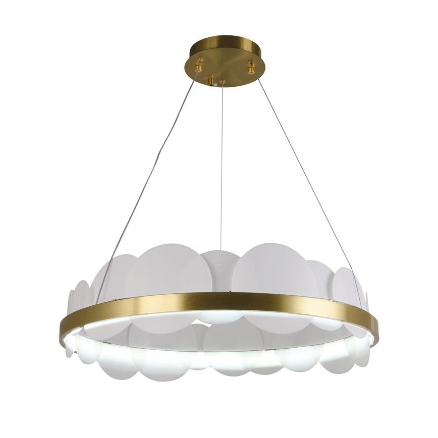 Dimmbare LED-Hängeleuchte an Schnur LED/40W/230V 3000-6500K golden + Fernbedienung