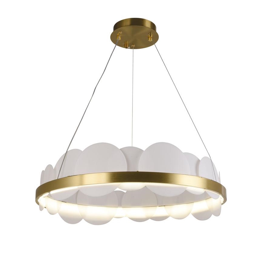 Dimmbare LED-Hängeleuchte an Schnur LED/40W/230V 3000-6500K golden + Fernbedienung
