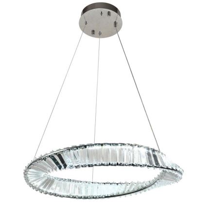 Dimmbare LED-Kristall-Hängeleuchte an Schnur LED/40W/230V 3000-6500K + Fernbedienung