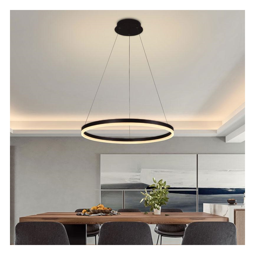 Dimmbare LED-Hängeleuchte an Schnur LED/42W/230V 3000-6500K + Fernbedienung