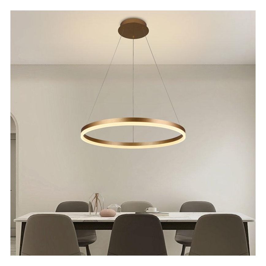 Dimmbare LED-Hängeleuchte an Schnur LED/42W/230V 3000-6500K + Fernbedienung