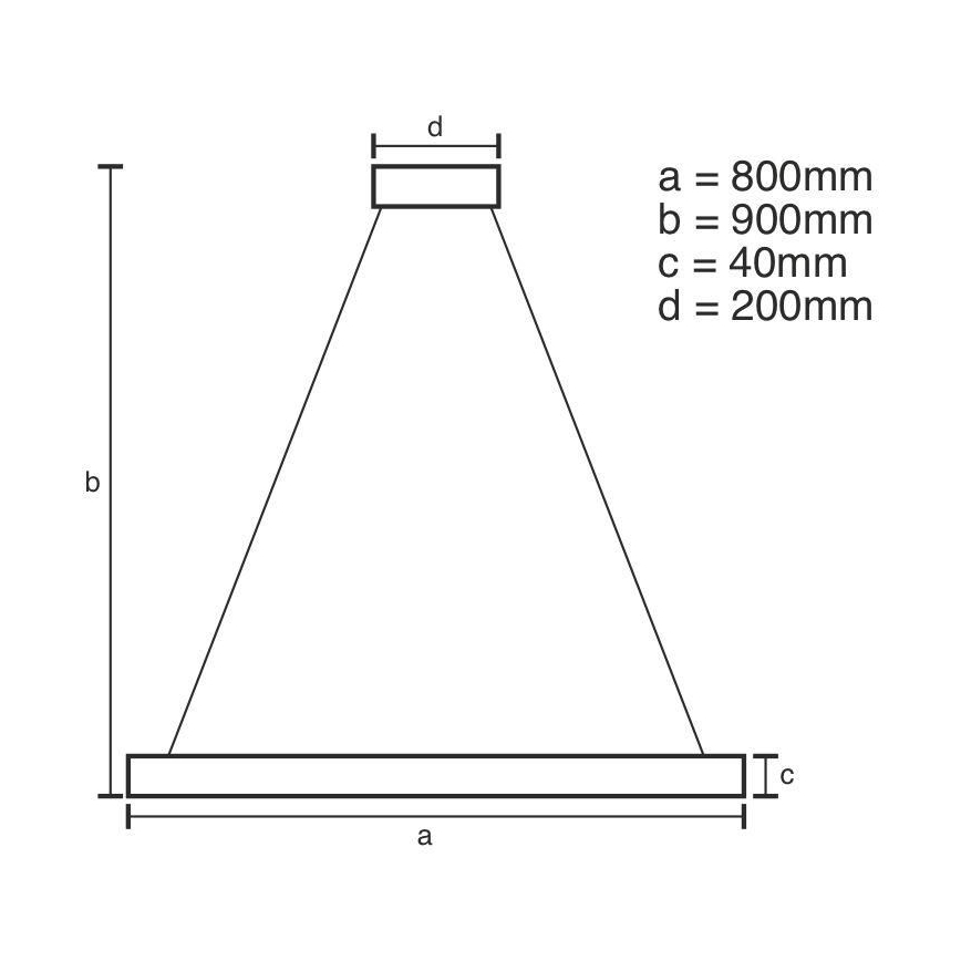 Dimmbare LED-Hängeleuchte an Schnur LED/55W/230V 3000-6500K + Fernbedienung