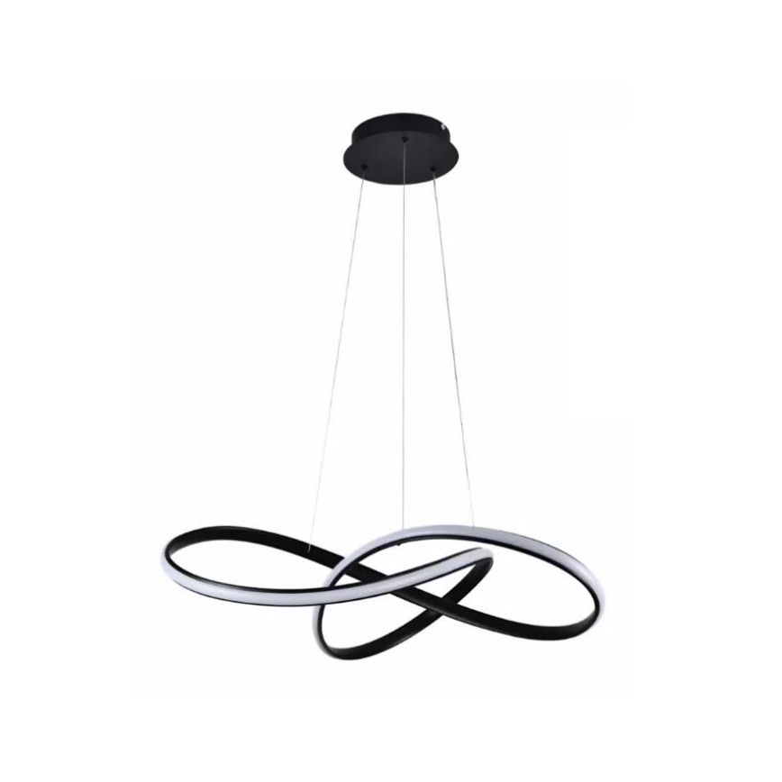 Dimmbare LED-Hängeleuchte an Schnur LED/70W/230V 3000-6500K schwarz + Fernbedienung