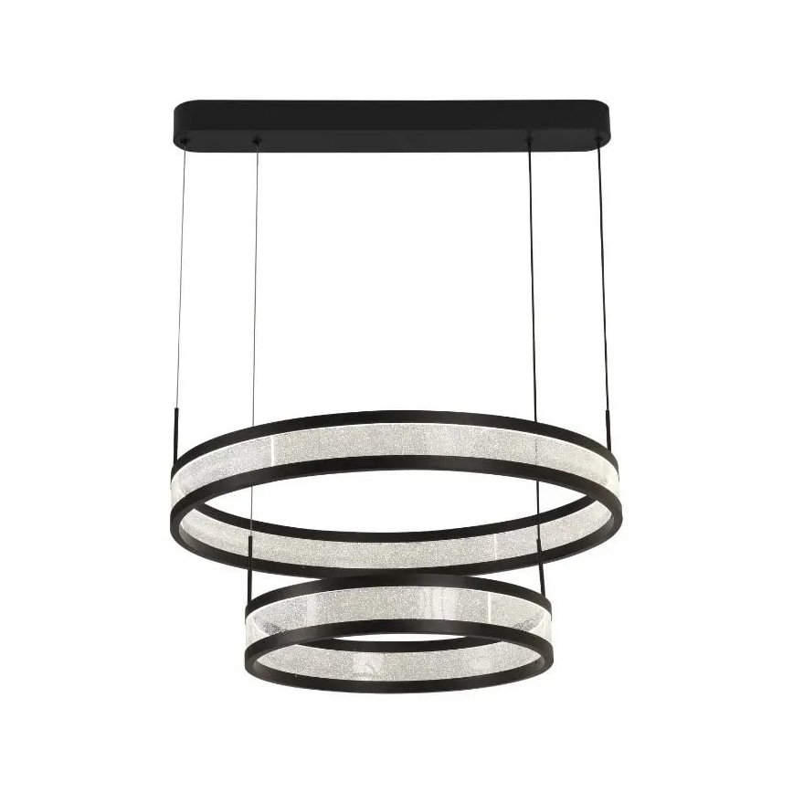 Dimmbare LED-Hängeleuchte an Schnur LED/70W/230V 3000-6500K schwarz + Fernbedienung