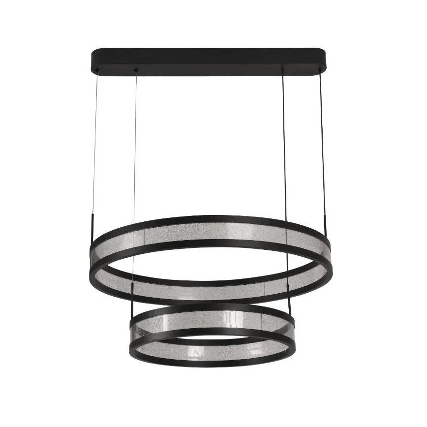 Dimmbare LED-Hängeleuchte an Schnur LED/70W/230V 3000-6500K schwarz + Fernbedienung