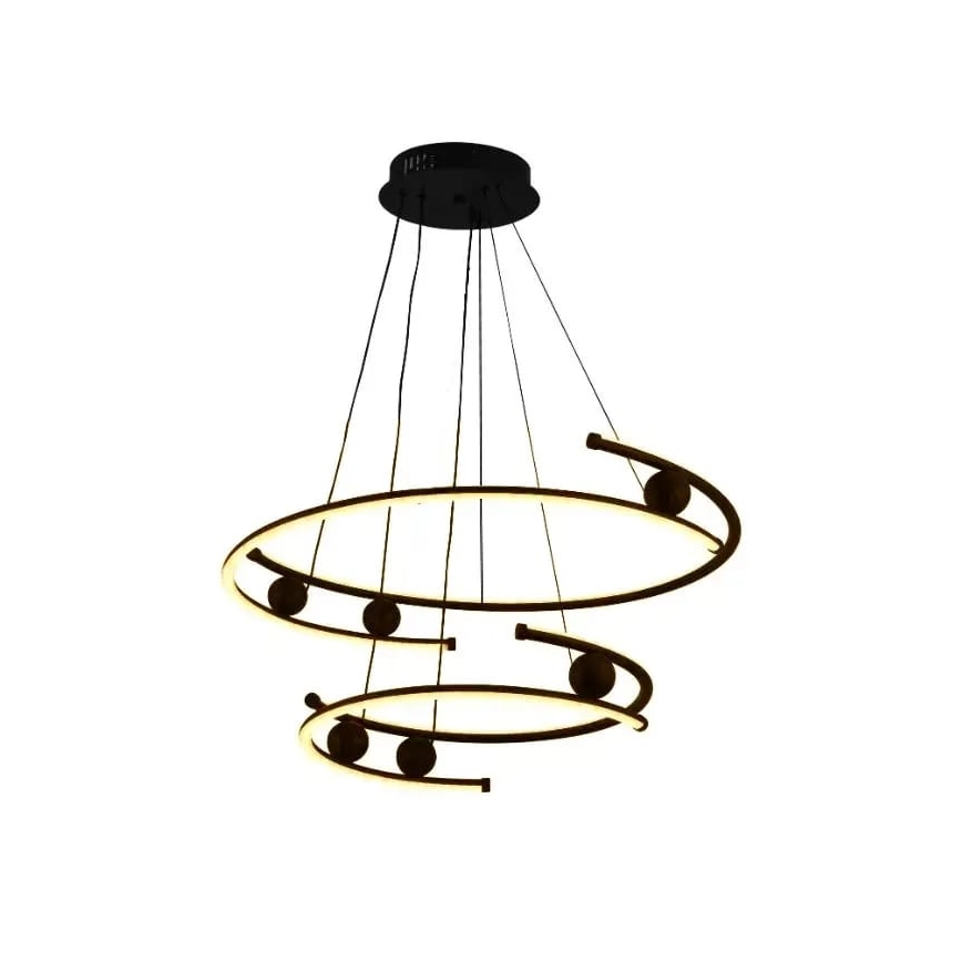 Dimmbare LED-Hängeleuchte an Schnur LED/80W/230V 3000-6500K + Fernbedienung