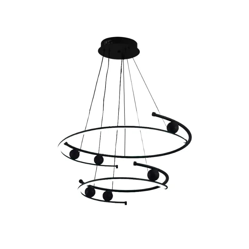 Dimmbare LED-Hängeleuchte an Schnur LED/80W/230V 3000-6500K + Fernbedienung
